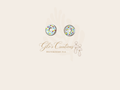 Handcrafted Polymer Clay Donut Stud Earrings