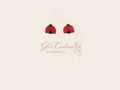 Handcrafted Polymer Clay Ladybug Stud Earrings