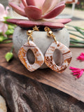 Sienna Veil Open Teardrop Earrings