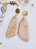 Golden Sand Drift Earrings