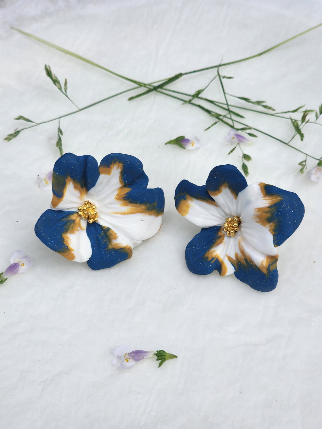 Blue Skies Blossom Earrings