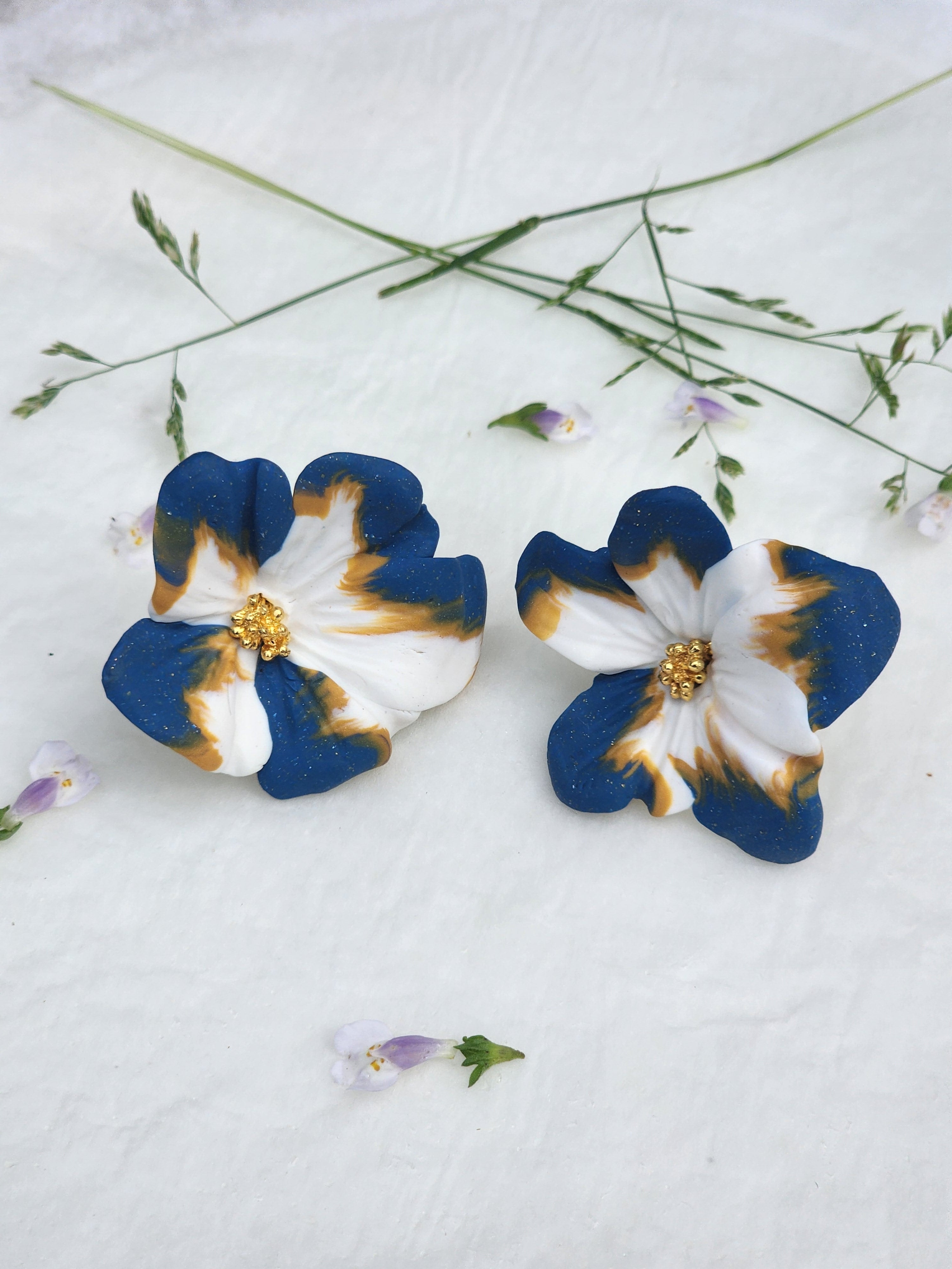 Blue Skies Blossom Earrings