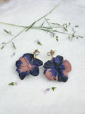 Midnight Rose Pearl Earrings