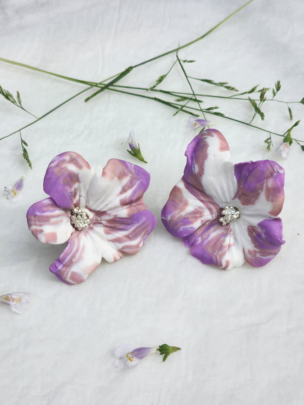 Lavender Dream Petal Earrings