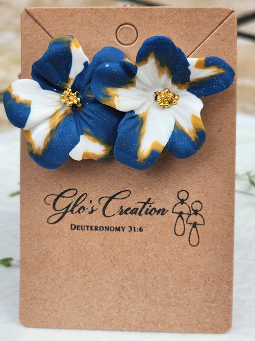 Blue Skies Blossom Earrings