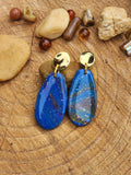 Blue Ember Glow Ovals