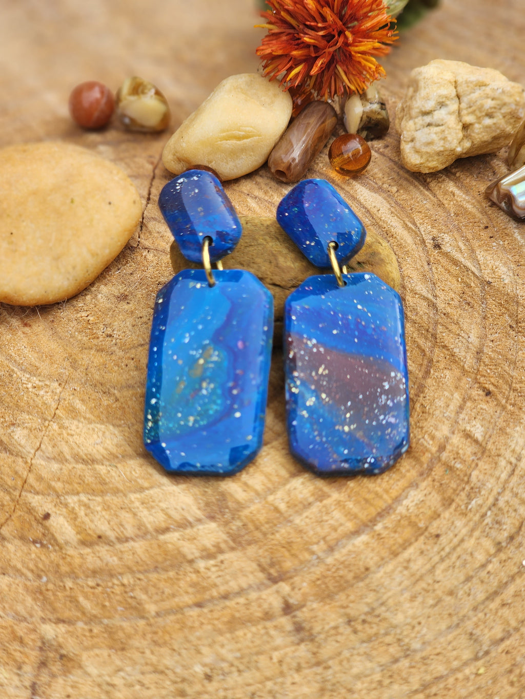 Nebula Ember Stack Earrings