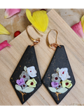 Diamond Garden Noir Earrings