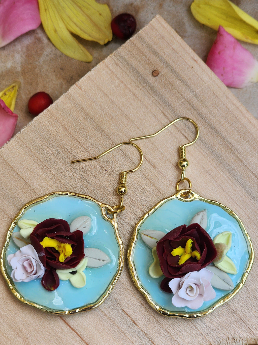 Heirloom Scallop Garden Earrings