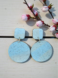 Skyfall Speckle Polymer Clay Earrings